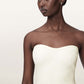 Seashell טופ סטרפלס לנשים Cruz Bandeau ALLSAINTS