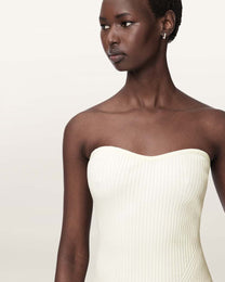 Seashell טופ סטרפלס לנשים Cruz Bandeau ALLSAINTS