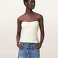 Seashell טופ סטרפלס לנשים Cruz Bandeau ALLSAINTS