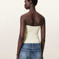Seashell טופ סטרפלס לנשים Cruz Bandeau ALLSAINTS