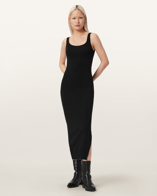 Antique White שמלת שני חלקים בגזרת מידי לנשים Dinah ALLSAINTS