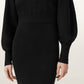 Black שמלת שני חלקים בגזרת מידי לנשים Dinah ALLSAINTS