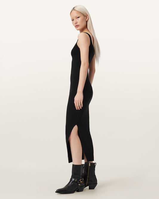 Antique White שמלת שני חלקים בגזרת מידי לנשים Dinah ALLSAINTS