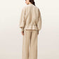 Seashell מכנסי פשתן לנשים Jett ALLSAINTS