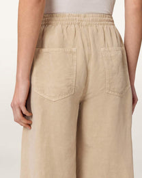 Tan מכנסי פשתן לנשים Jett ALLSAINTS