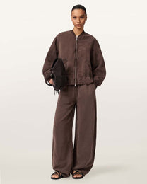 Seashell מכנסי פשתן לנשים Jett ALLSAINTS