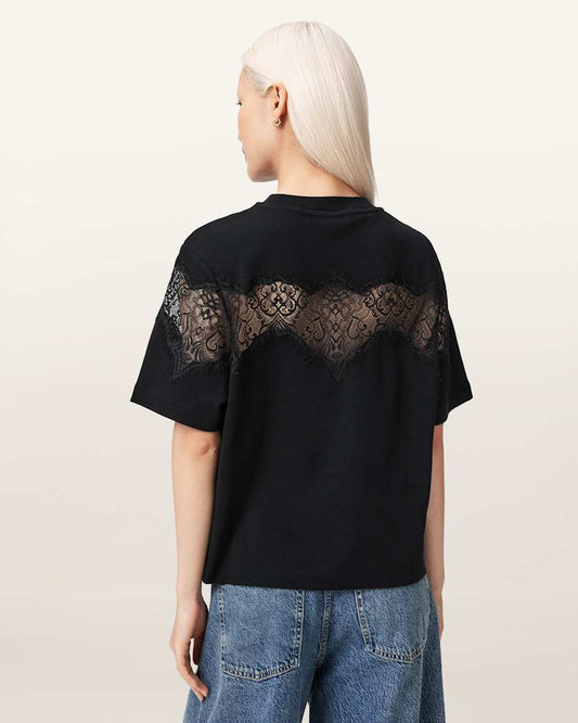 Seashell טי שירט קצרה לנשים Washed Tee ALLSAINTS