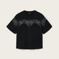 Black טי שירט קצרה לנשים Washed Tee ALLSAINTS