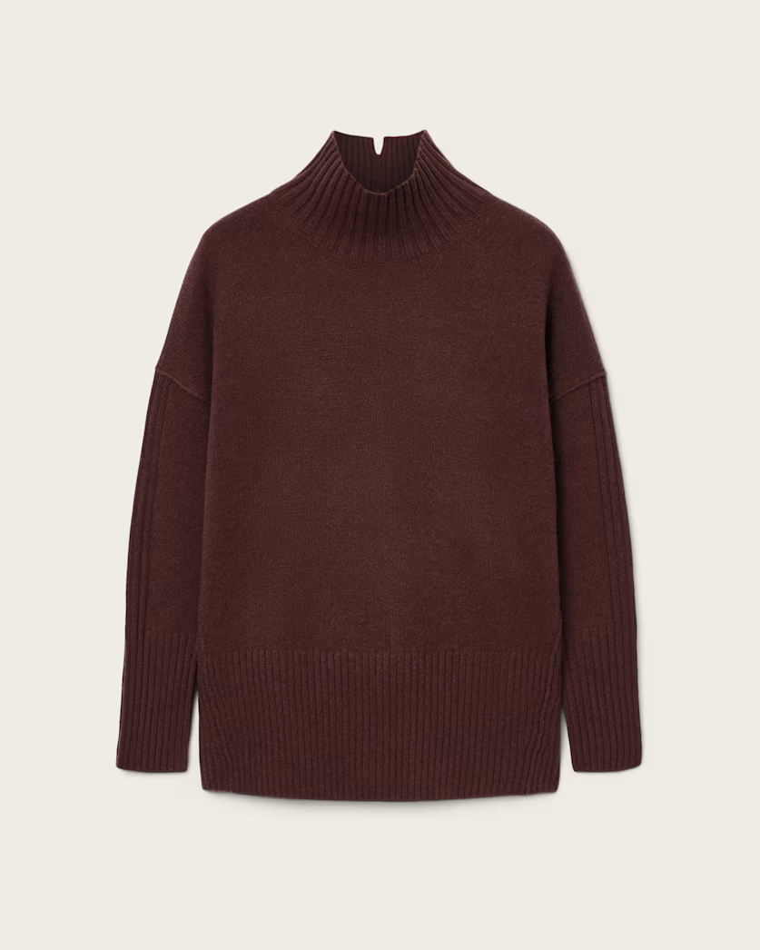 Beige סריג גולף לנשים Ester ALLSAINTS