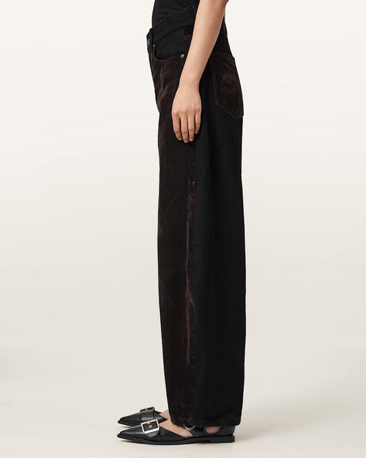 Black ג'ינס ארוך לנשים Helena – Barrel Leg ALLSAINTS