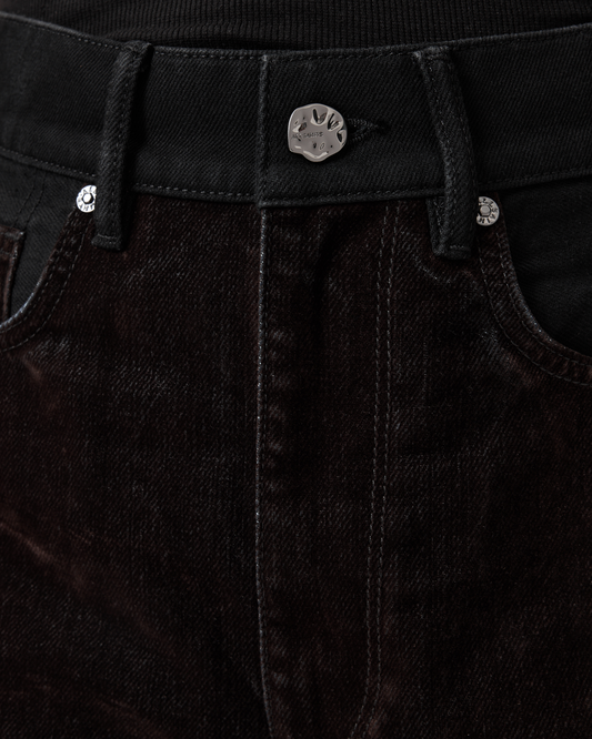 Black ג'ינס ארוך לנשים Helena – Barrel Leg ALLSAINTS