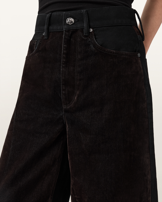 Antique White ג'ינס ארוך לנשים Helena – Barrel Leg ALLSAINTS