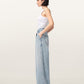 Seashell ג׳ינס לנשים Haze Pleated - Wide Leg ALLSAINTS