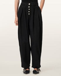 Black מכנסיים ארוכים לנשים Essential ALLSAINTS
