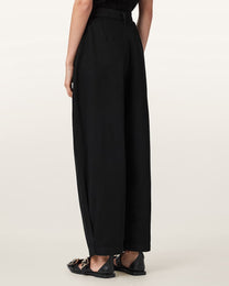 Black מכנסיים ארוכים לנשים Essential ALLSAINTS
