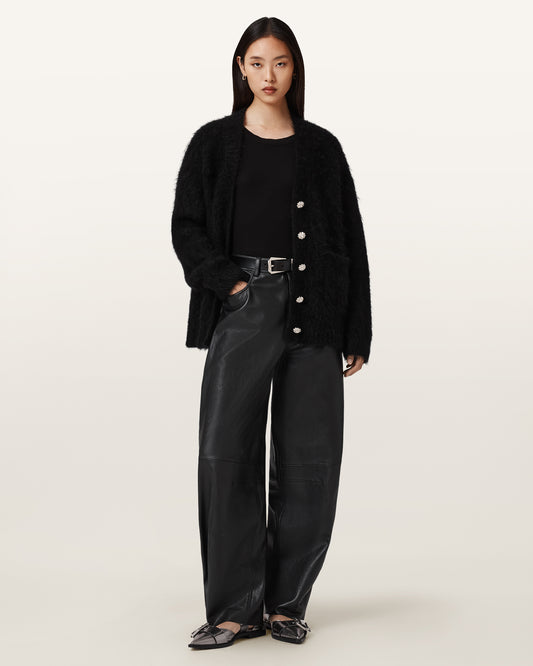 Black קרדיגן לנשים Rubi EMB ALLSAINTS