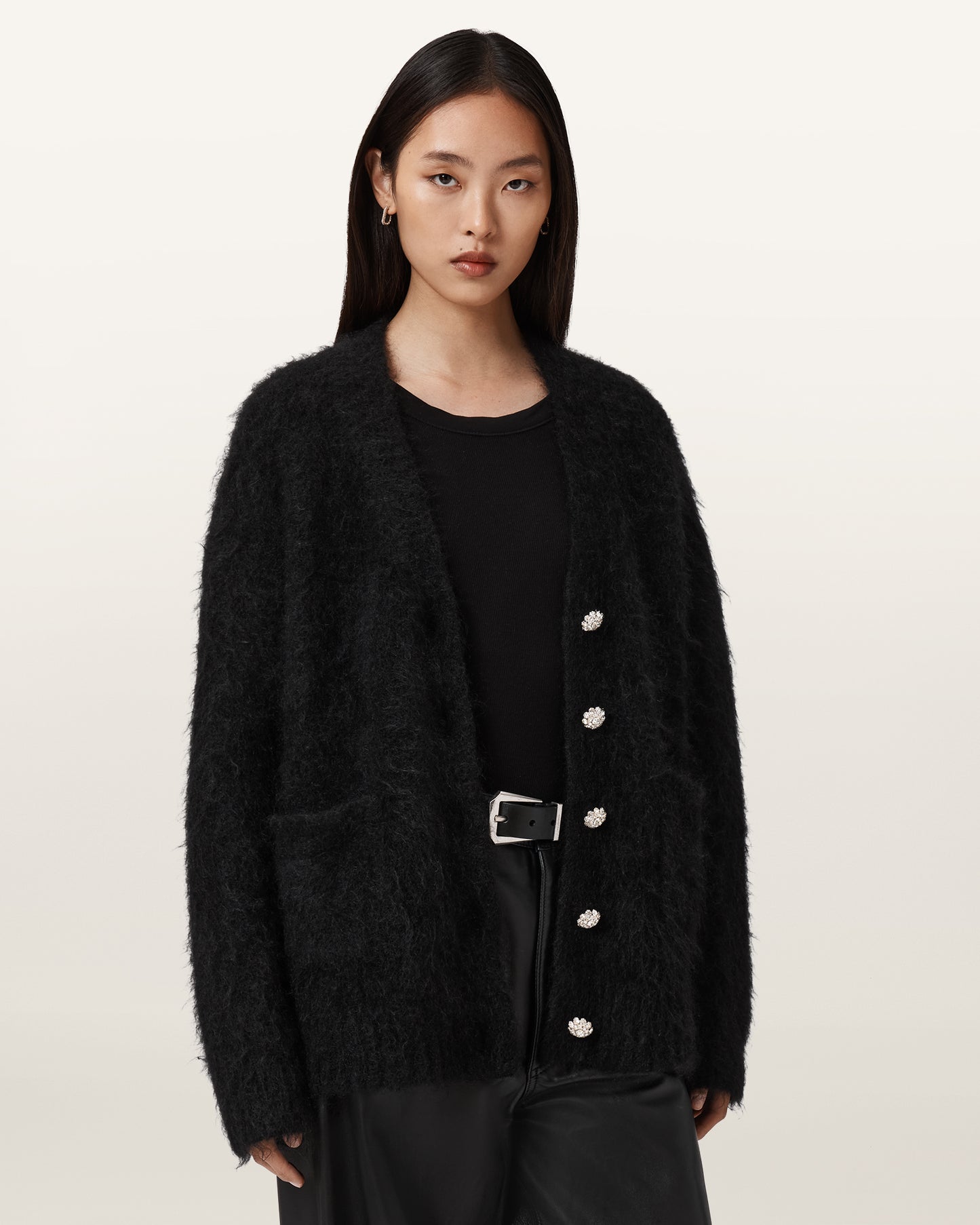 Beige קרדיגן לנשים Rubi EMB ALLSAINTS