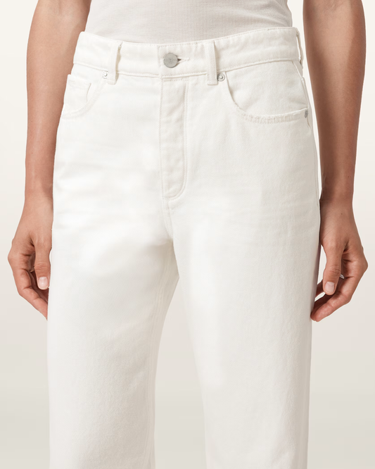 Antique White ג'ינס ארוך לנשים Brooklyn – Straight ALLSAINTS