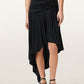 Black חצאית מידי ג׳רזי לנשים Annalie ALLSAINTS