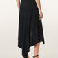 Black חצאית מידי ג׳רזי לנשים Annalie ALLSAINTS