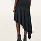 Dark Slate Gray חצאית מידי ג׳רזי לנשים Annalie ALLSAINTS