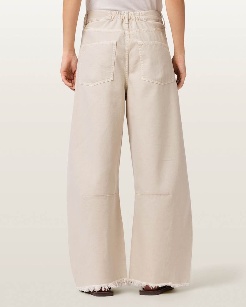 Antique White ג'ינס ארוך לנשים Payton - Barrel Fit ALLSAINTS
