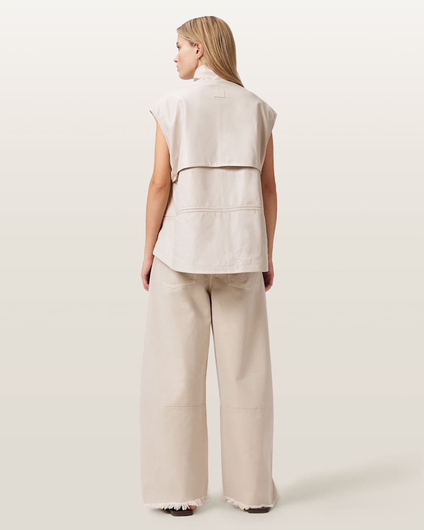 Light Gray ג'ינס ארוך לנשים Payton - Barrel Fit ALLSAINTS