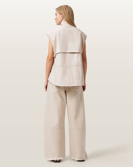 Light Gray ג'ינס ארוך לנשים Payton - Barrel Fit ALLSAINTS