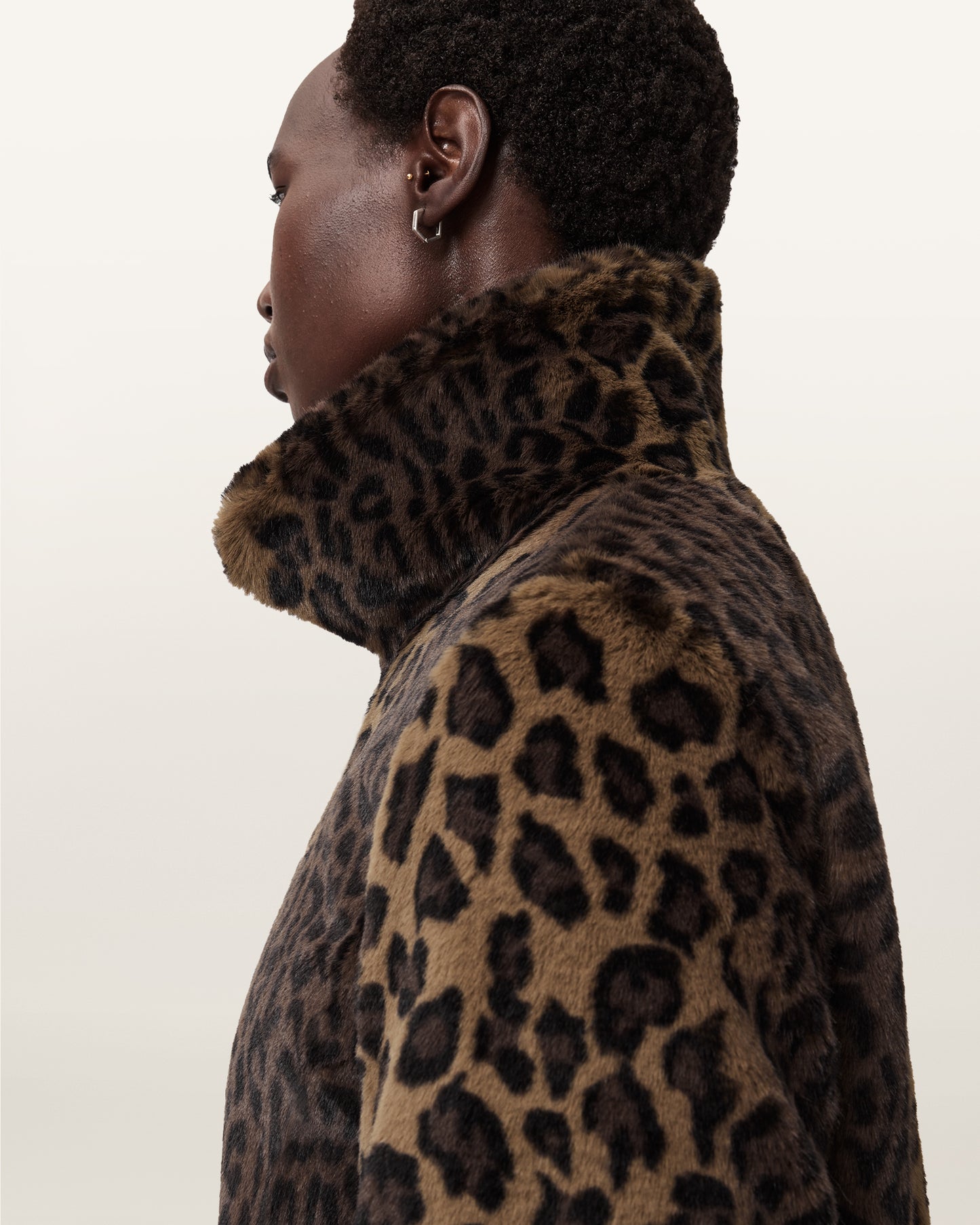 Beige ג'קט לנשים Saye Faux ALLSAINTS