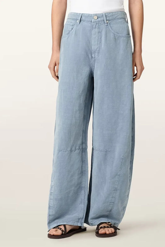 Dark Gray מכנסיים לנשים Jett - Wide Fit ALLSAINTS