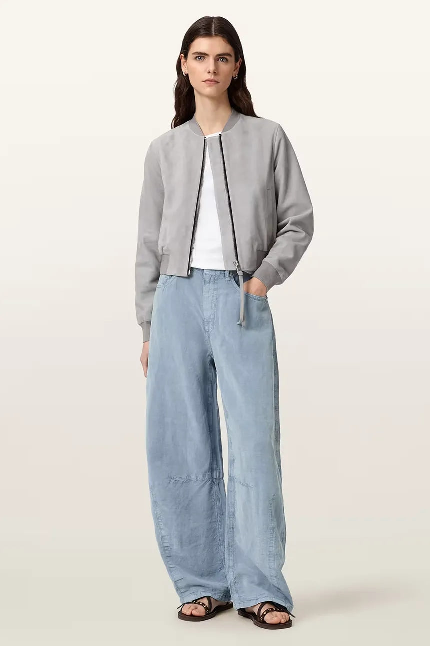 Antique White מכנסיים לנשים Jett - Wide Fit ALLSAINTS