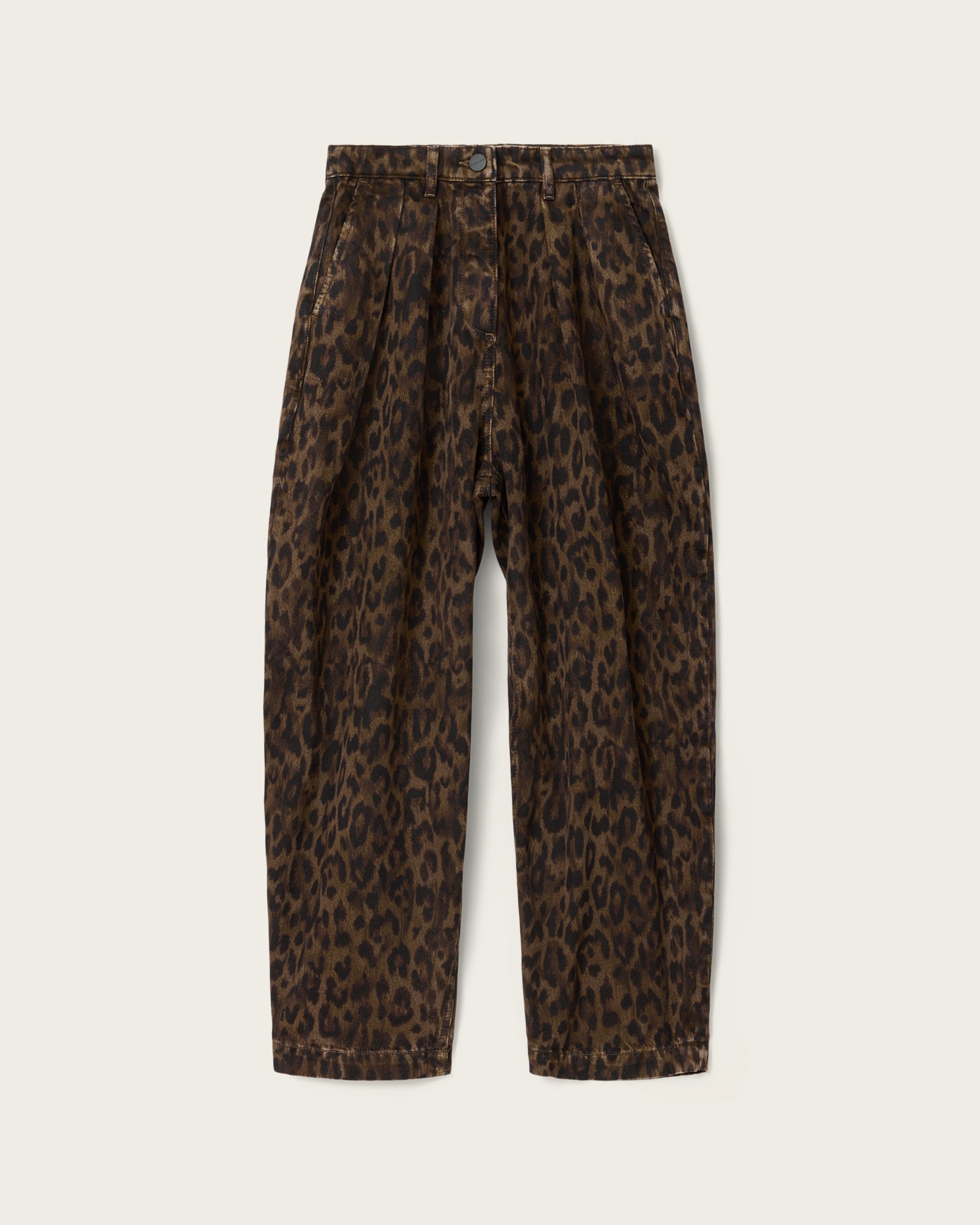 Dark Slate Gray מכנסיים ארוכים לנשים Essential ALLSAINTS