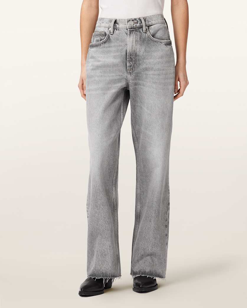 Antique White ג'ינס ארוך לנשים Blake - Wide Fit ALLSAINTS