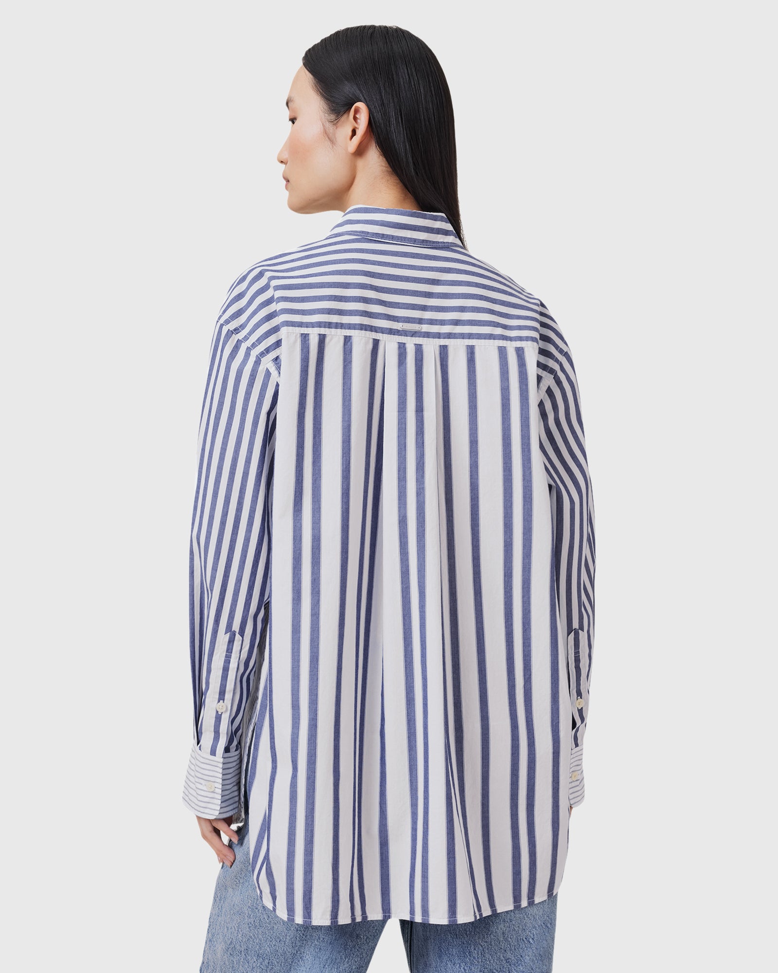 Lavender חולצה מכופתרת ארוכה לנשים Shannon ALLSAINTS