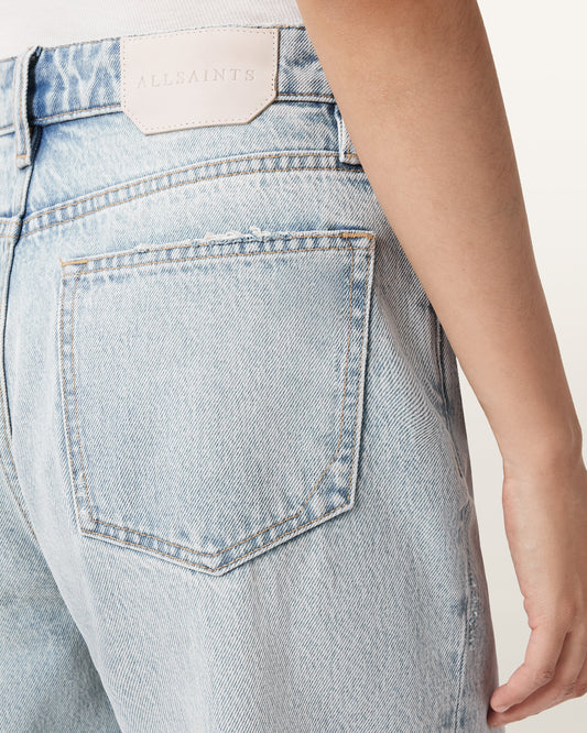 Light Gray ג'ינס ארוך לנשים Brooklyn - Straight Fit ALLSAINTS