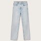 Gray ג'ינס ארוך לנשים Brooklyn - Straight Fit ALLSAINTS