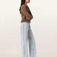 Seashell ג'ינס ארוך לנשים Brooklyn - Straight Fit ALLSAINTS