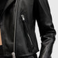 Black ג'קט עור לנשים Dalby Biker ALLSAINTS