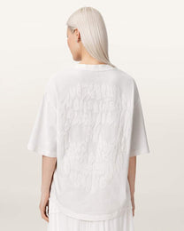 Lavender טי שירט קצרה לנשים Paloma Amelie Tee ALLSAINTS