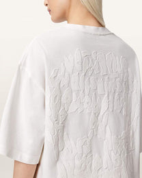 Light Gray טי שירט קצרה לנשים Paloma Amelie Tee ALLSAINTS