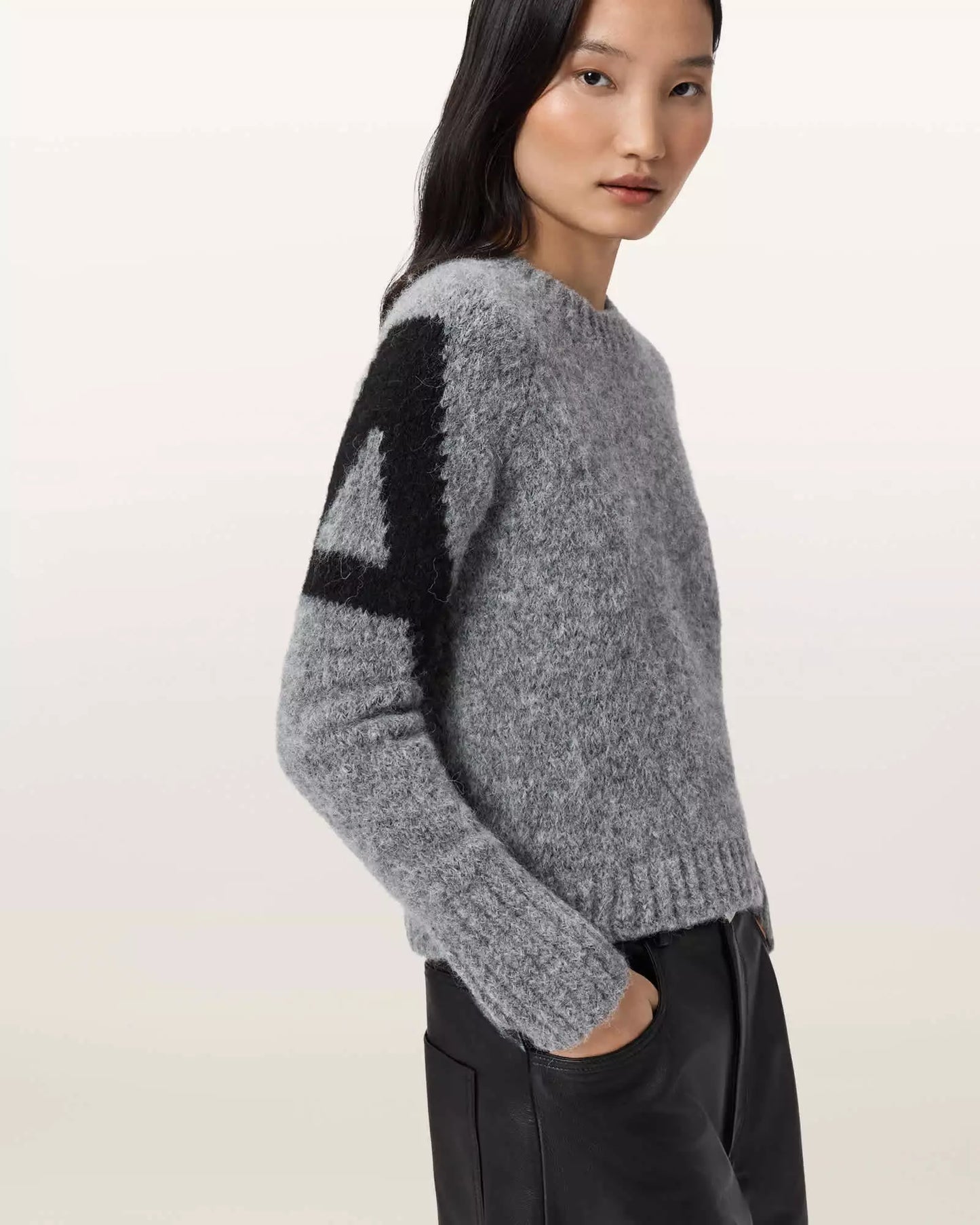 Dark Slate Gray סוודר לנשים Sylvie ALLSAINTS