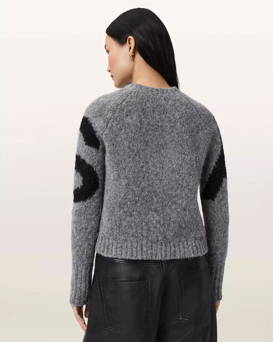 Light Gray סוודר לנשים Sylvie ALLSAINTS