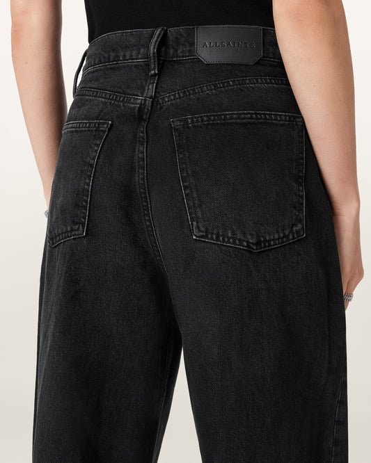 Black ג'ינס ארוך לנשים Aki – Wide Leg ALLSAINTS