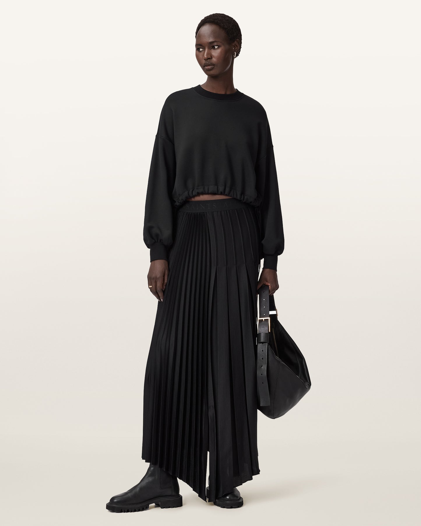 Black סווטשירט לנשים Lele ALLSAINTS