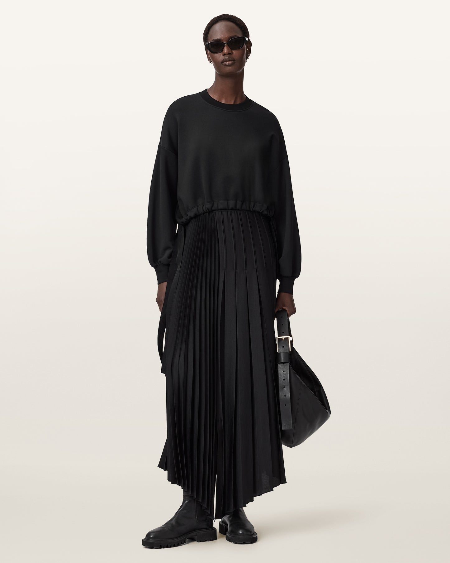 Black סווטשירט לנשים Lele ALLSAINTS