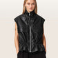 Black וסט עור לנשים Flor ALLSAINTS