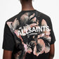 White Smoke טי שירט קצרה לנשים Fleurir Floral ALLSAINTS