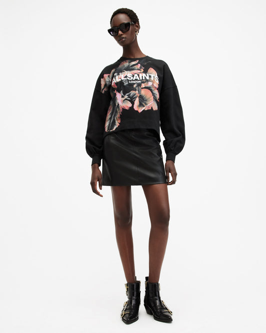 Dark Slate Gray סווטשירט לנשים Fleurir Lila ALLSAINTS