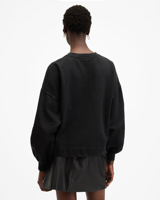 White Smoke סווטשירט לנשים Fleurir Lila ALLSAINTS