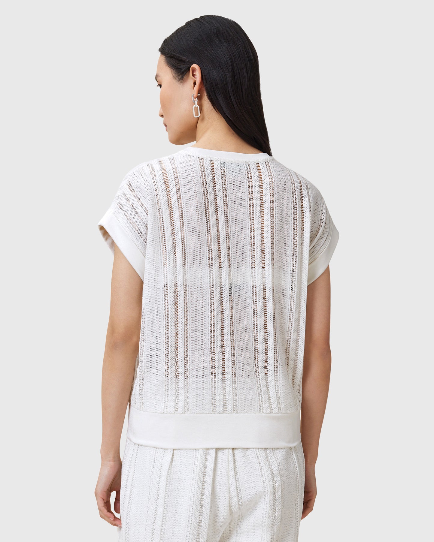 Lavender טי שירט קצרה קרושה לנשים Giana ALLSAINTS